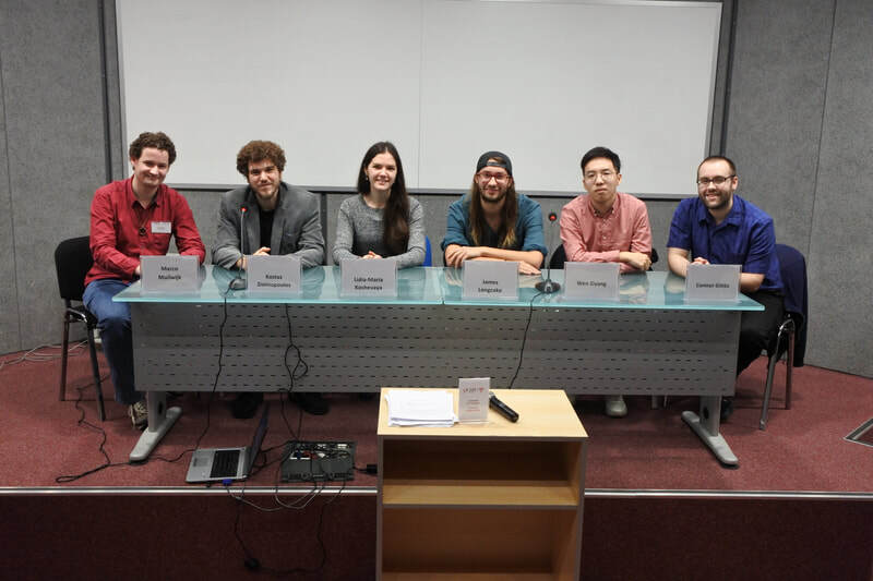 Group of composers at the 2019 International Composition Workshop at European University Cyprus.