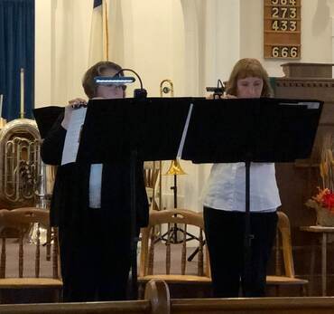 Donna Rose and Patricia Veaudry perform Connor's duet.