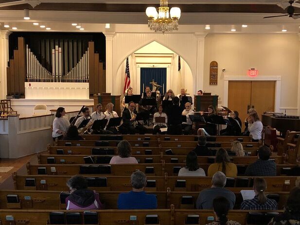 Connor conducts the 2019 Chamber Wind Ensemble arrangement of his music from 