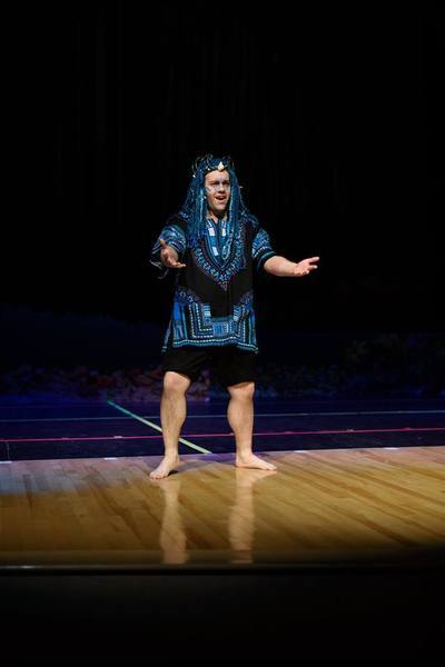 Connor Gibbs sings a spooky solo.