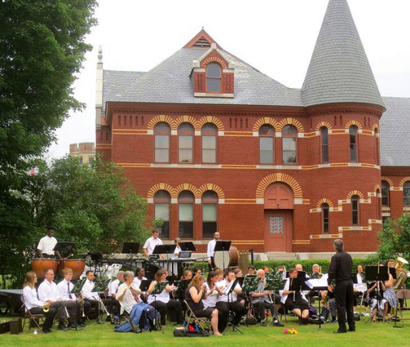 The A-Natural Concert Band performing in Summer 2018.