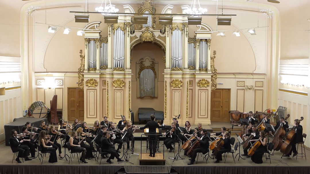 The KLK String Orchestra performs Connor's work for string orchestra.