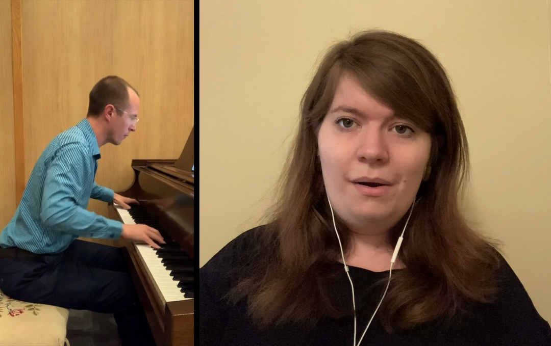 Carolyn Anderson sings Connor's song, accompanied virtually by Chad Spears.