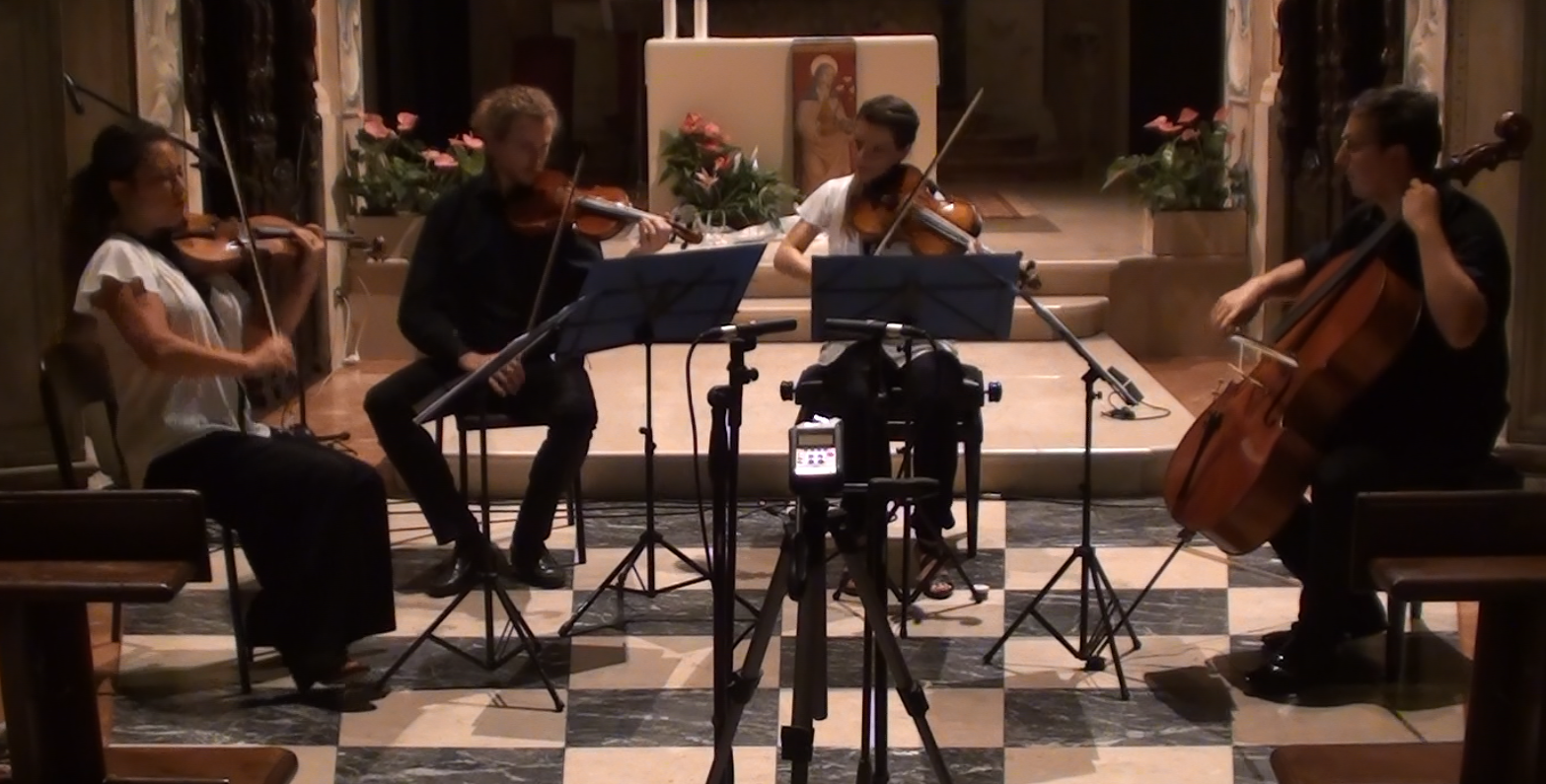Quartetto Indaco perform the premiere of 