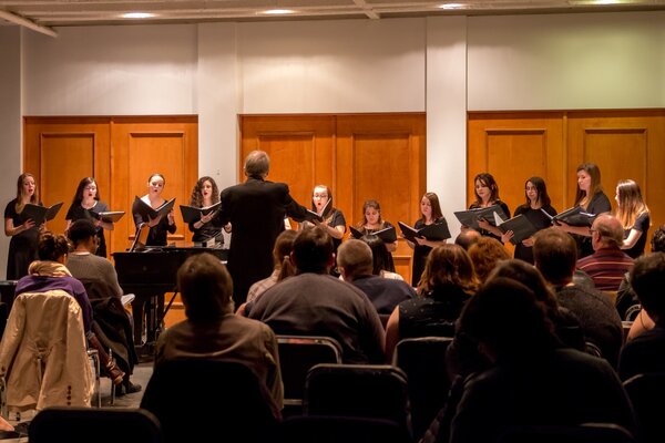 The Wagner College Contemporary Vocal Ensemble premiere 
